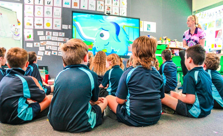 Our bright and comfortable classrooms.